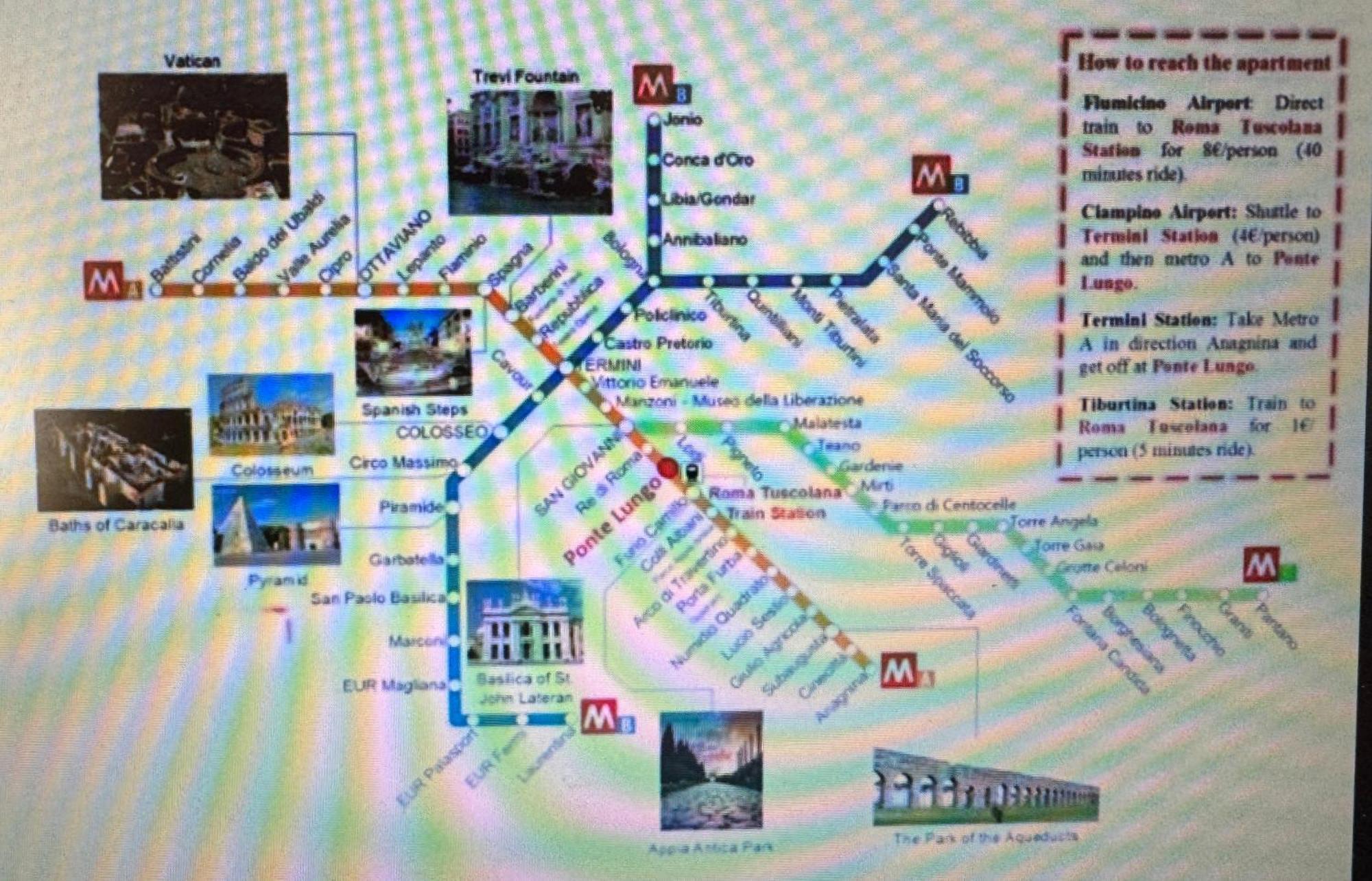 Apartment Close To The Coloseum, 2 Minutes Walk From Metro A Exterior photo